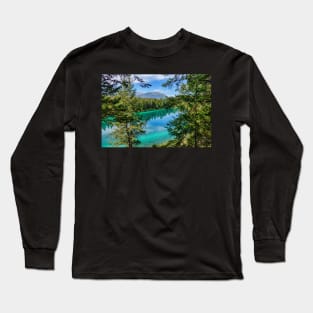 First Lake Valley of the Five Lakes Jasper National Park Alberta Canada Long Sleeve T-Shirt